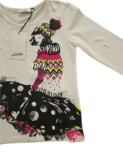 Shirts - Jean Paul Gaultier - Cream Tricot T-shirt