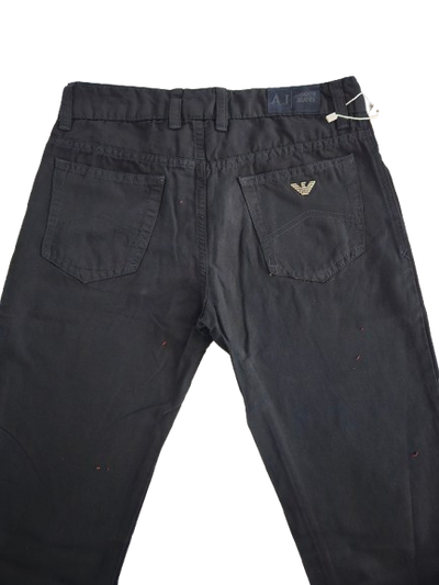 Boys Pants - Armani Junior kidswear - Navy Jeans