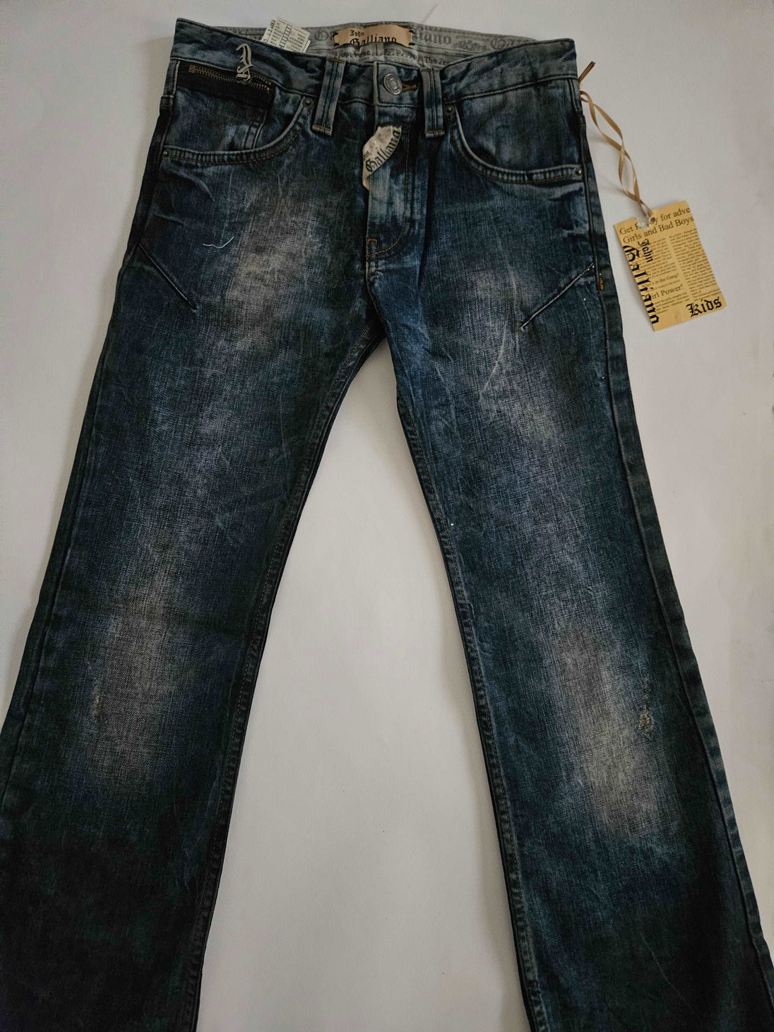 Pants - John Galliano - Dark Blue Jeans