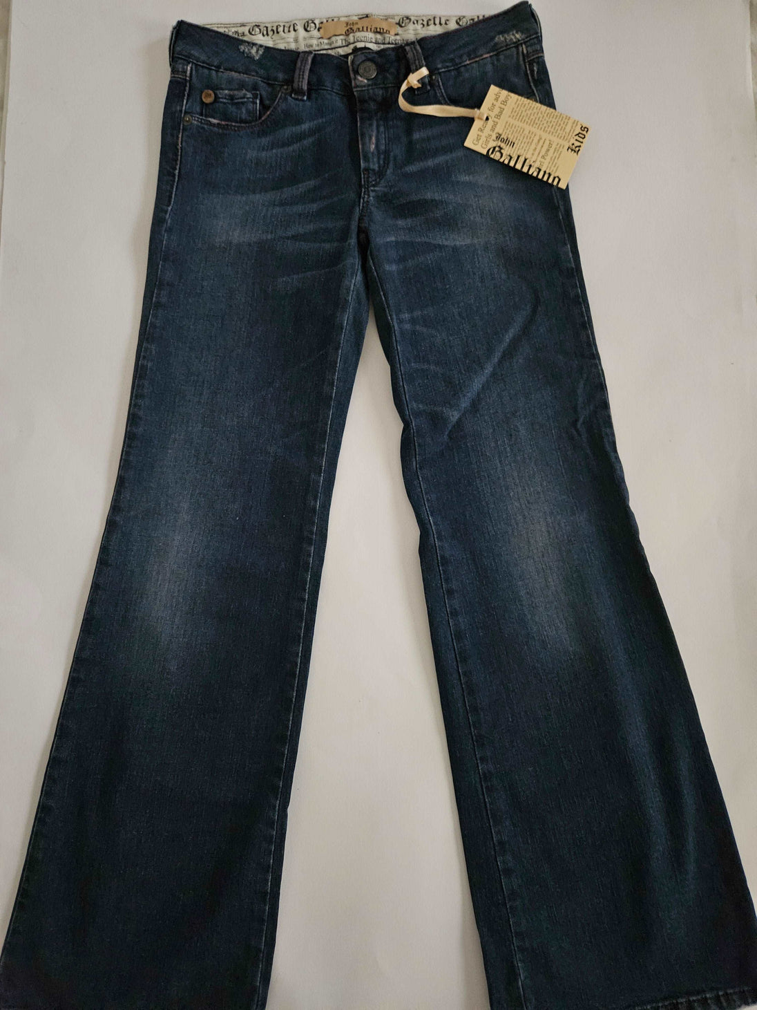 Pants - John Galliano - Dark Blue Jeans