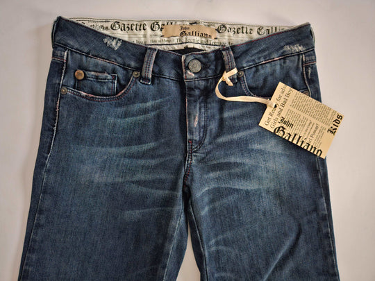 Pants - John Galliano - Dark Blue Jeans