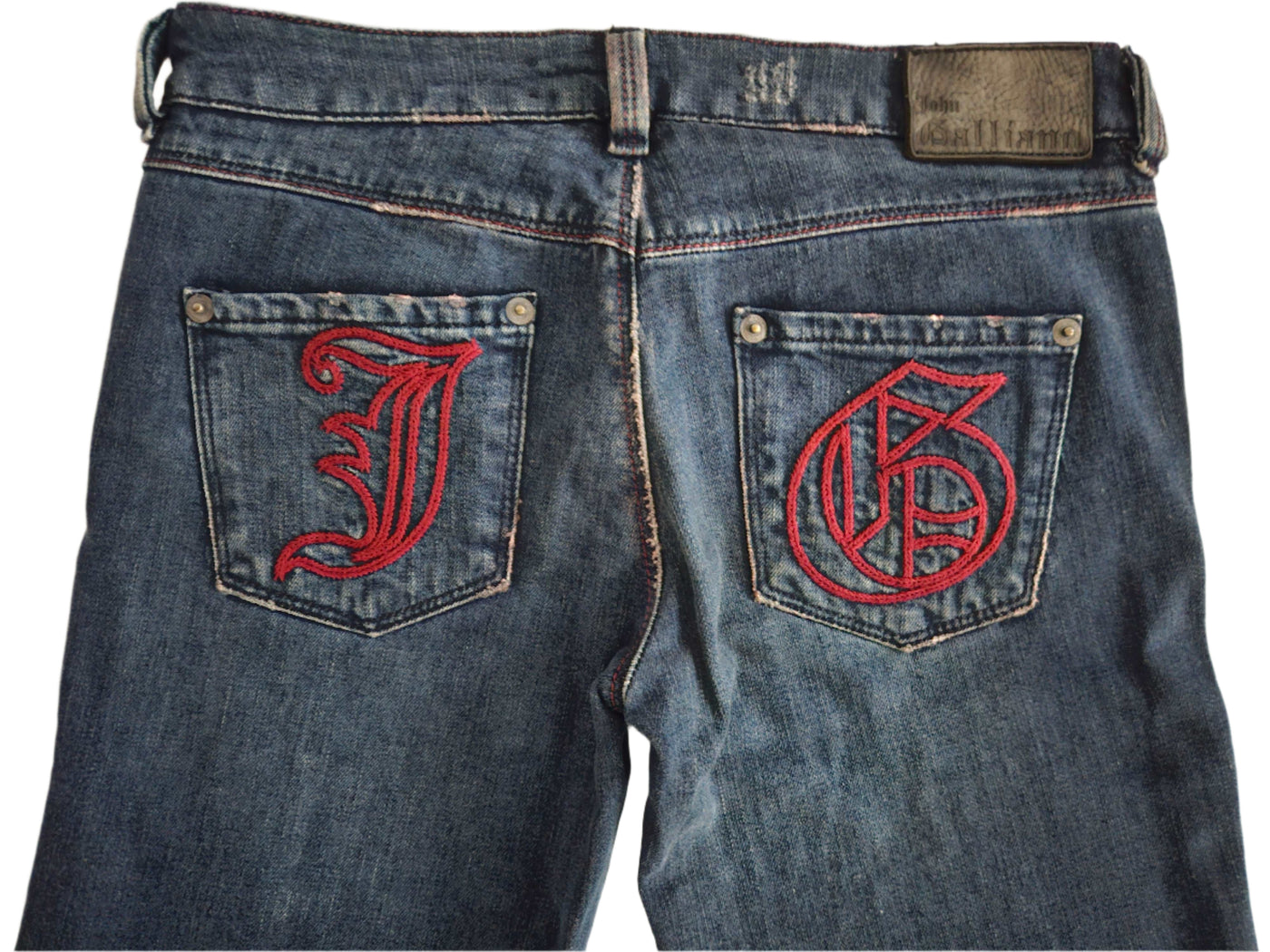 Pants - John Galliano - Dark Blue Jeans