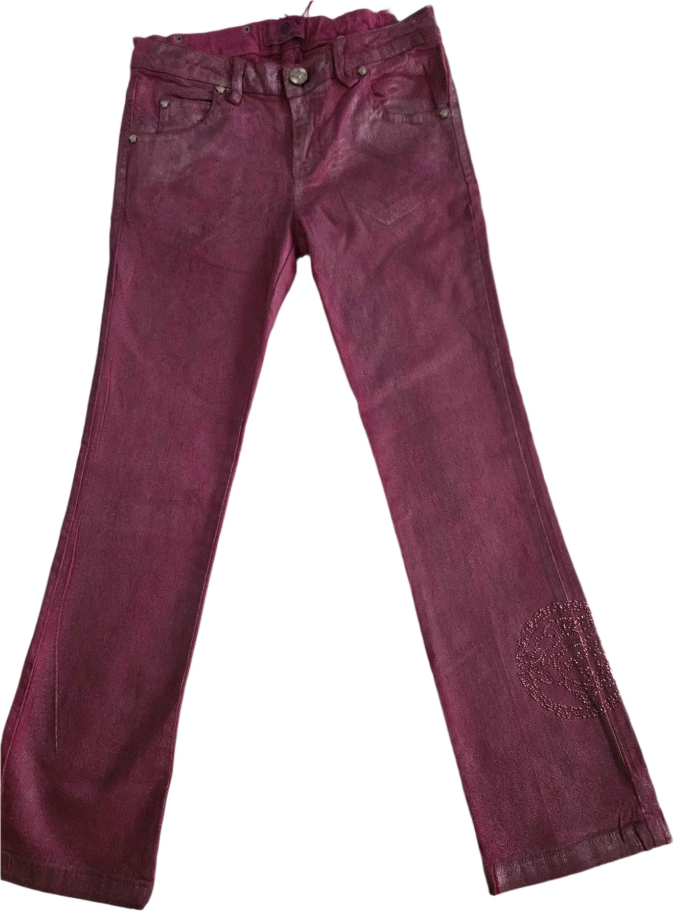Pants - Versace - Metalic Fuxia Jeans
