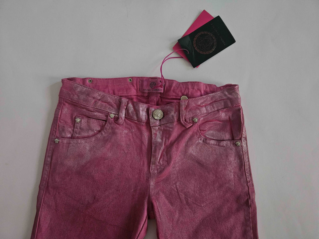 Pants - Versace - Metalic Fuxia Jeans