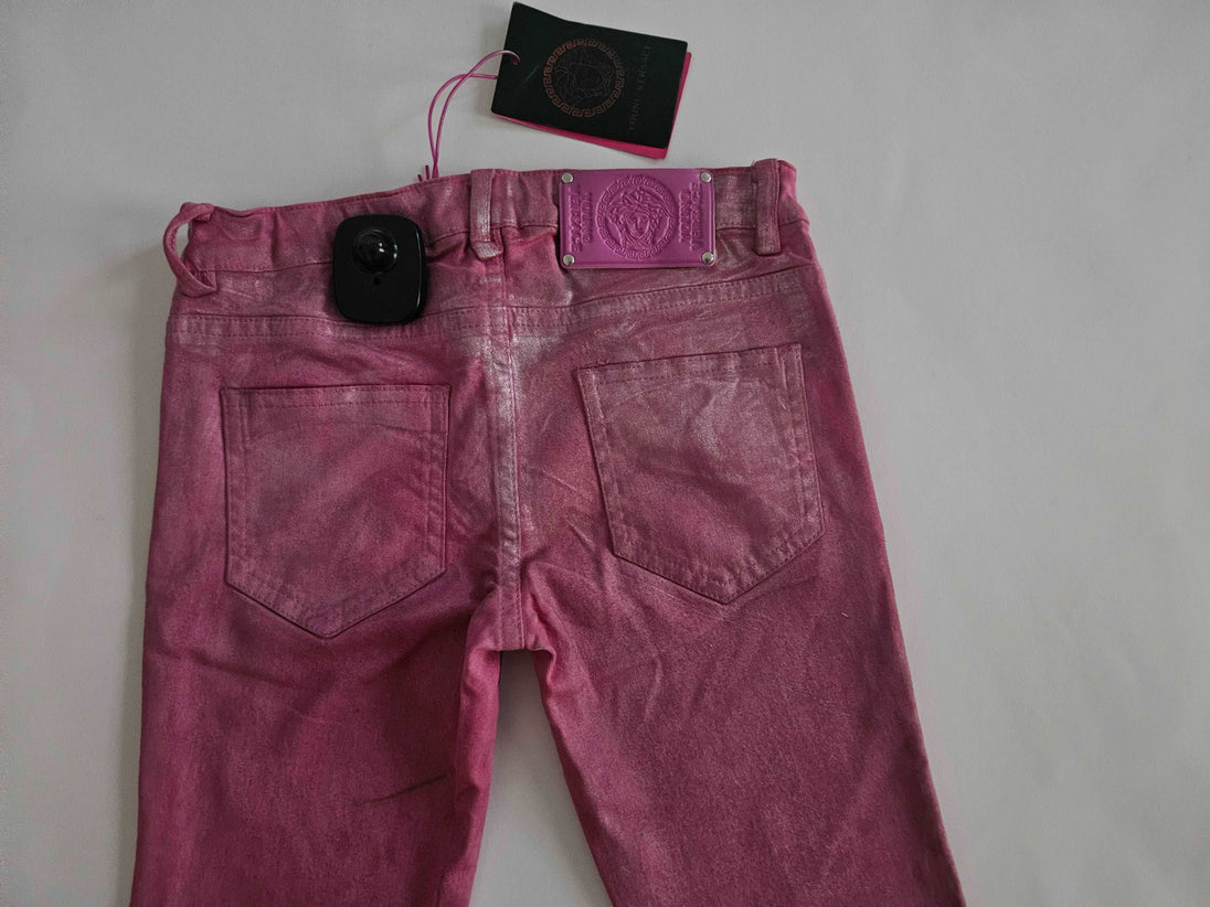 Pants - Versace - Metalic Fuxia Jeans