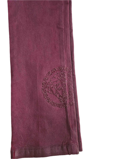 Pants - Versace - Metalic Fuxia Jeans