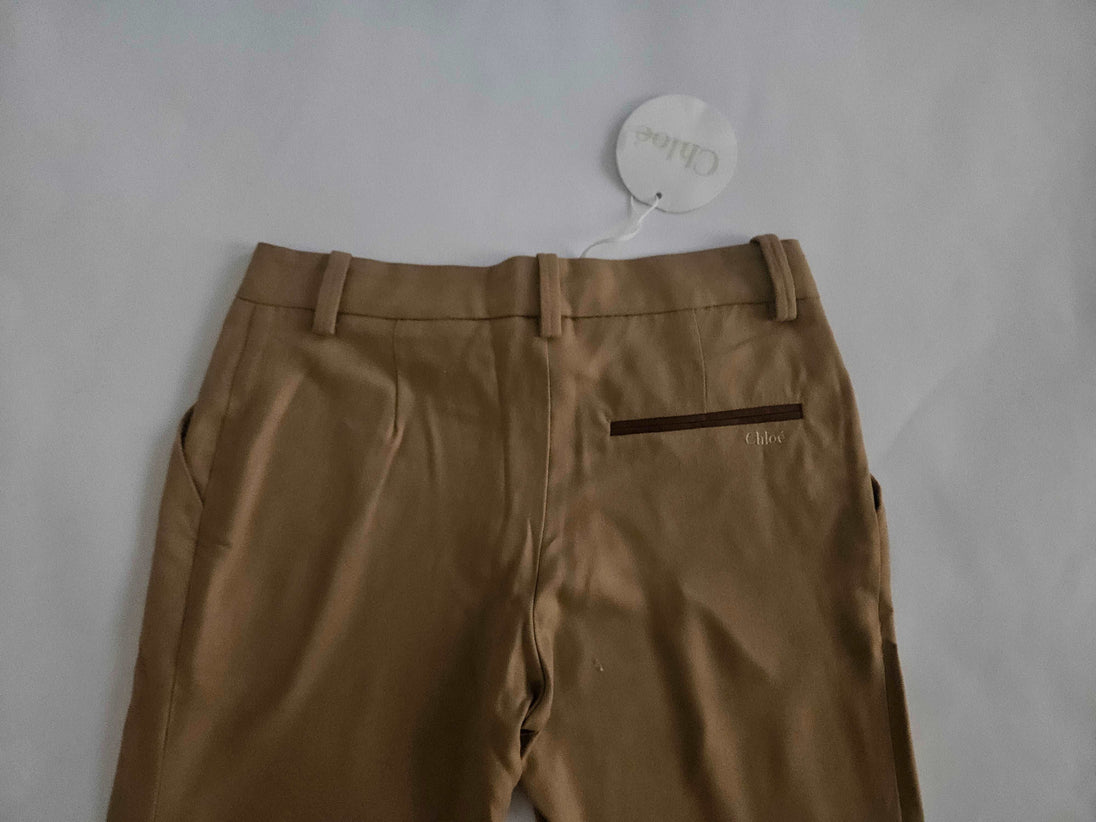 Pants - Chloé - Beige Cotton