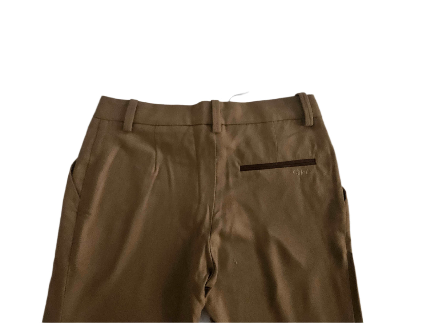 Pants - Chloé - Beige Cotton