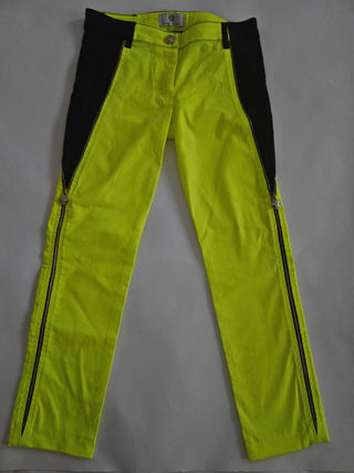 Pants - Versace - Black & Yellow with Zipper