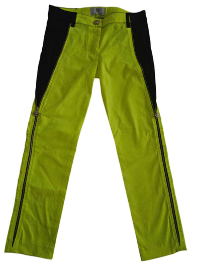 Pants - Versace - Black & Yellow with Zipper