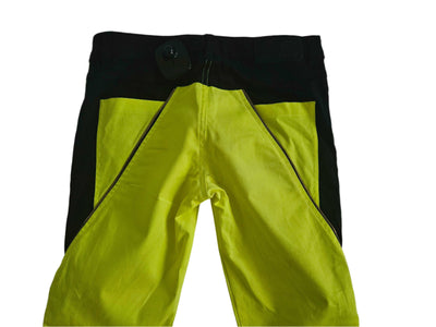 Pants - Versace - Black & Yellow with Zipper