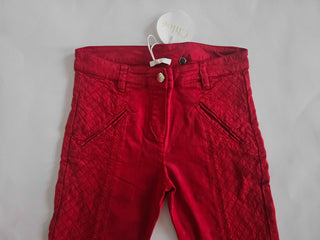 Pants - Chloé - Red Cotton