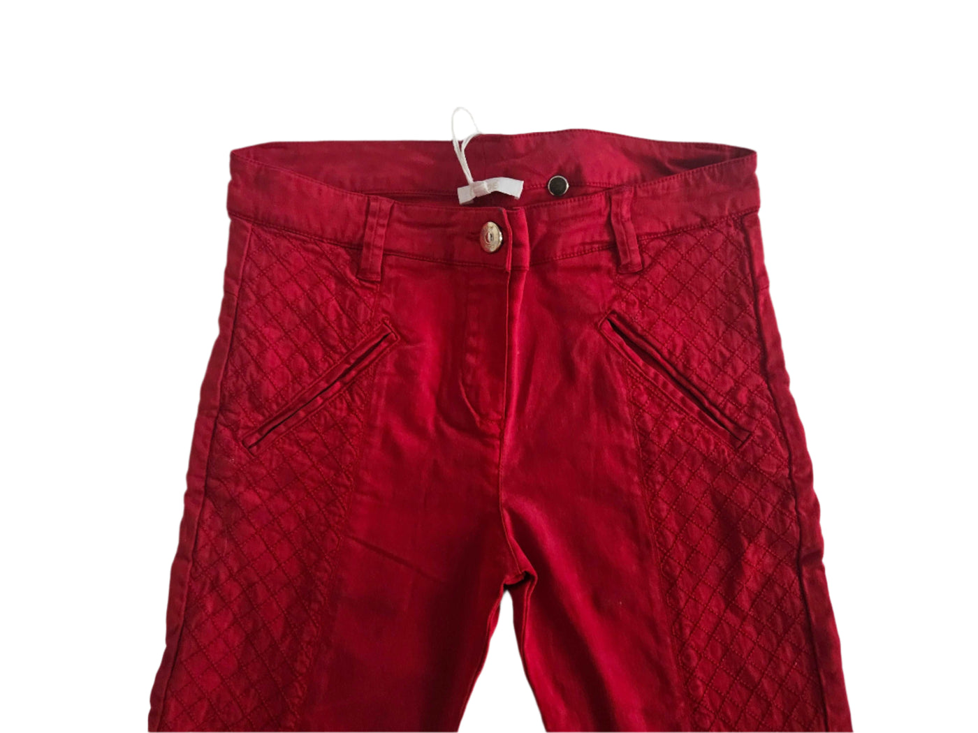 Pants - Chloé - Red Cotton