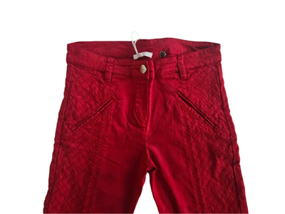 Pants - Chloé - Red Cotton