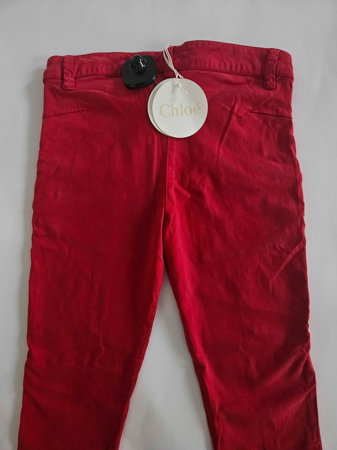 Pants - Chloé - Red Cotton