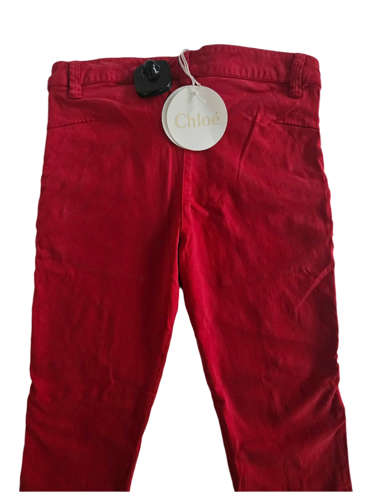 Pants - Chloé - Red Cotton