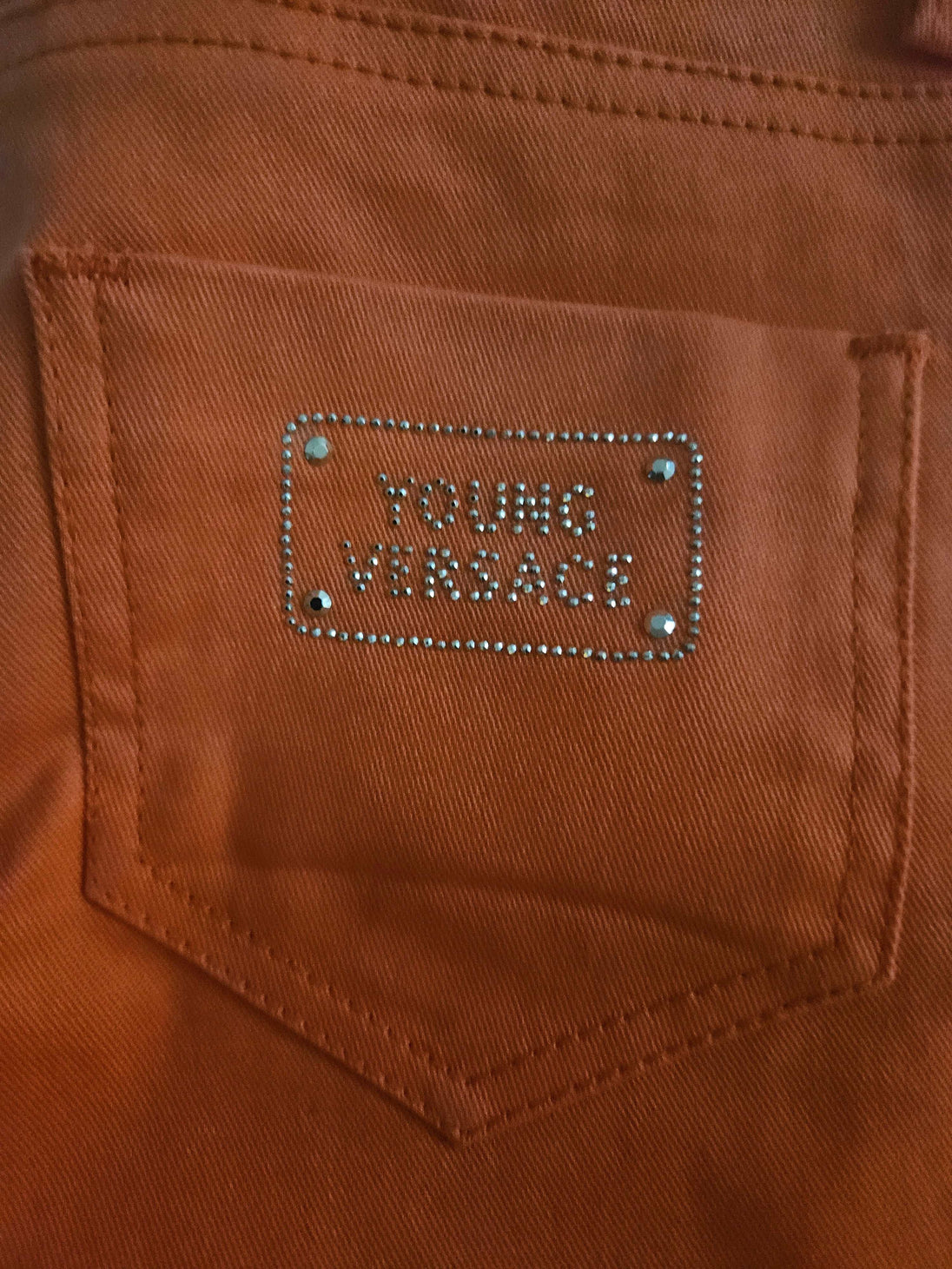 Pants - Versace - Orange