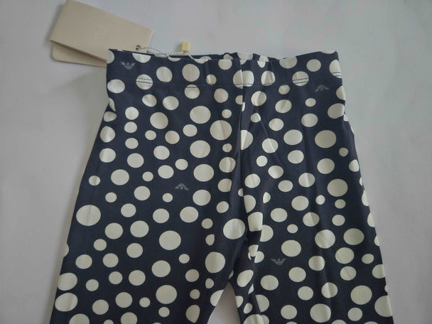 Pants - Jean Paul Gaultier - Navy with dots Legging Pants