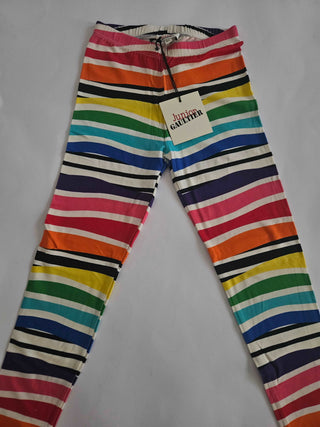 Pants - Jean Paul Gaultier - Colorful Stripes Cotton Legging Pants