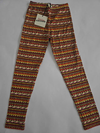 Pants - Jean Paul Gaultier - Multicolor Cotton Legging Pants