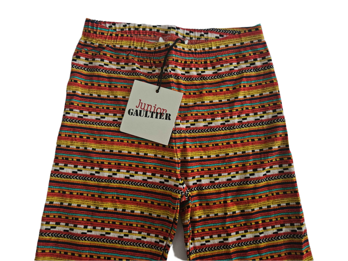 Pants - Jean Paul Gaultier - Multicolor Cotton Legging Pants