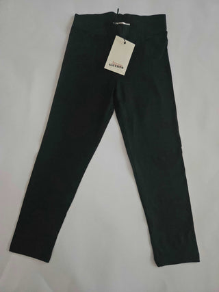 Pants - Jean Paul Gaultier - Black Metalic Cotton Legging Pants