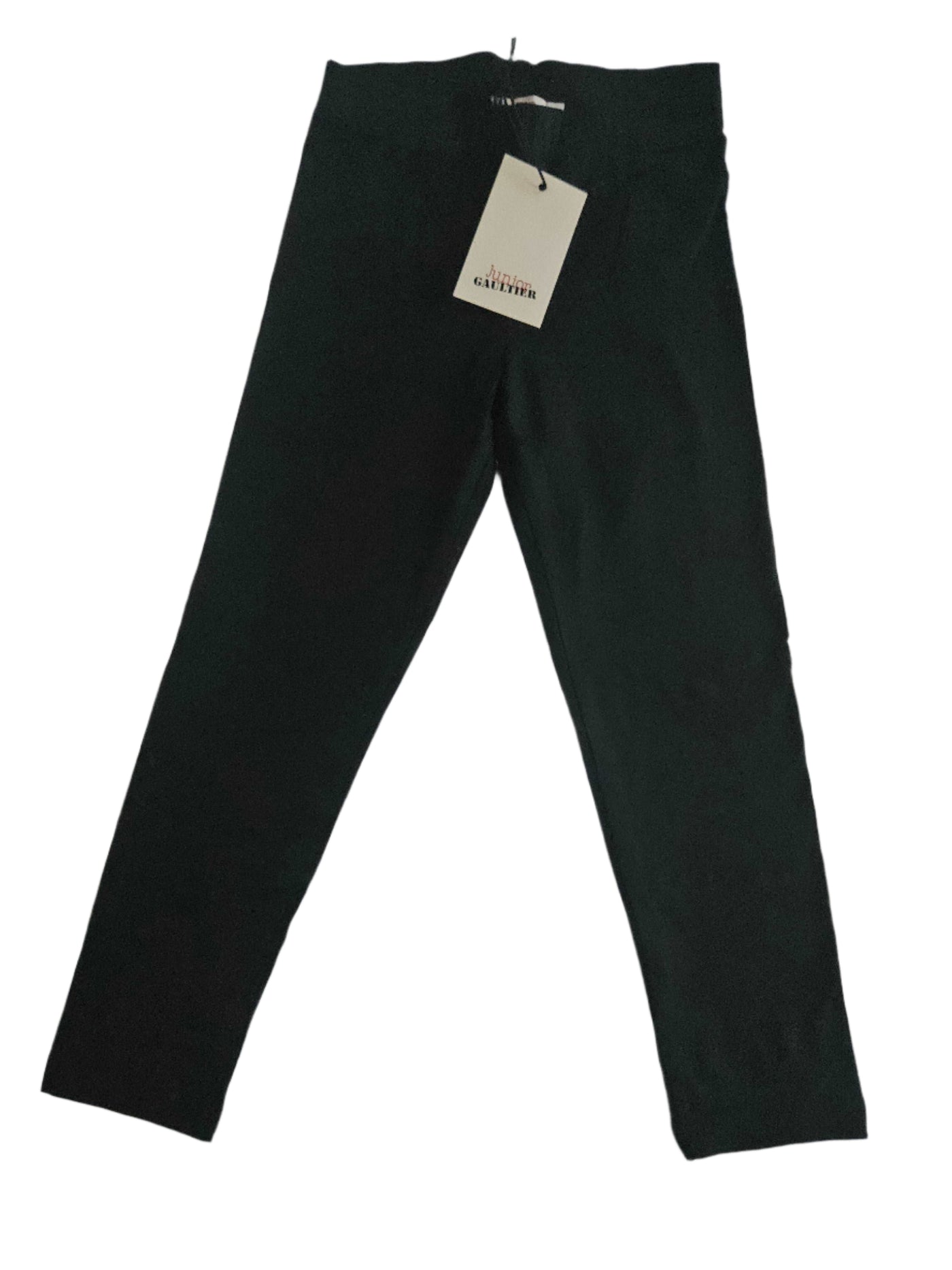 Pants - Jean Paul Gaultier - Black Metalic Cotton Legging Pants