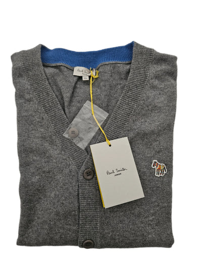 Boys Sweater - Paul Smith Kids - Grey Cardigan