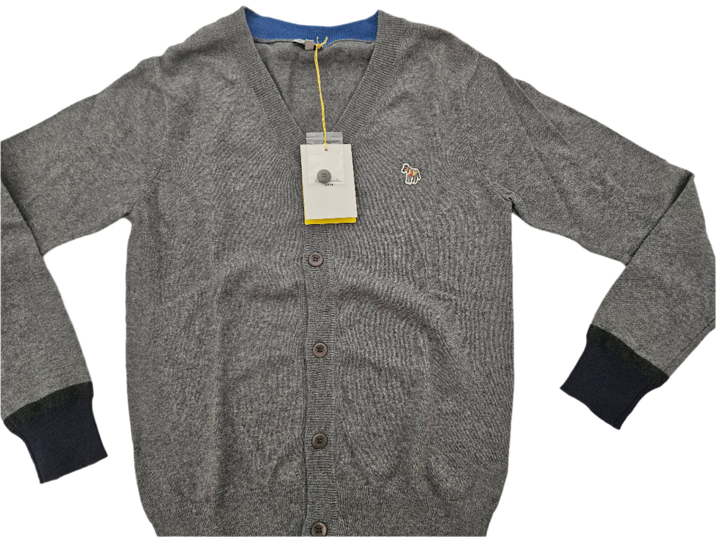 Boys Sweater - Paul Smith Kids - Grey Cardigan