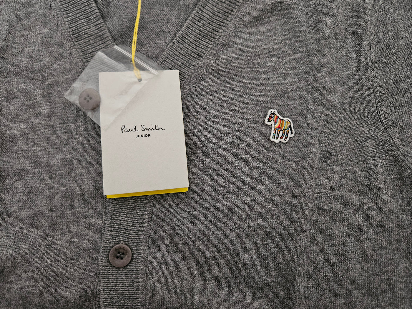 Boys Sweater - Paul Smith Kids - Grey Cardigan