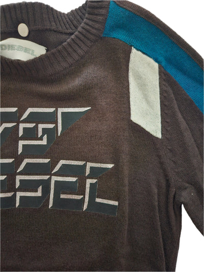 Boys Sweater - Diesel Kids - Brown Jumper
