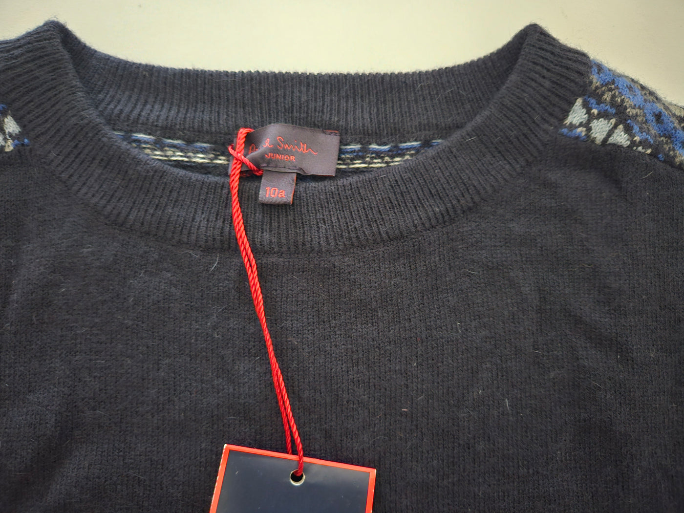 Boys Sweater - Paul Smith Kids - Navy Knit Jumper