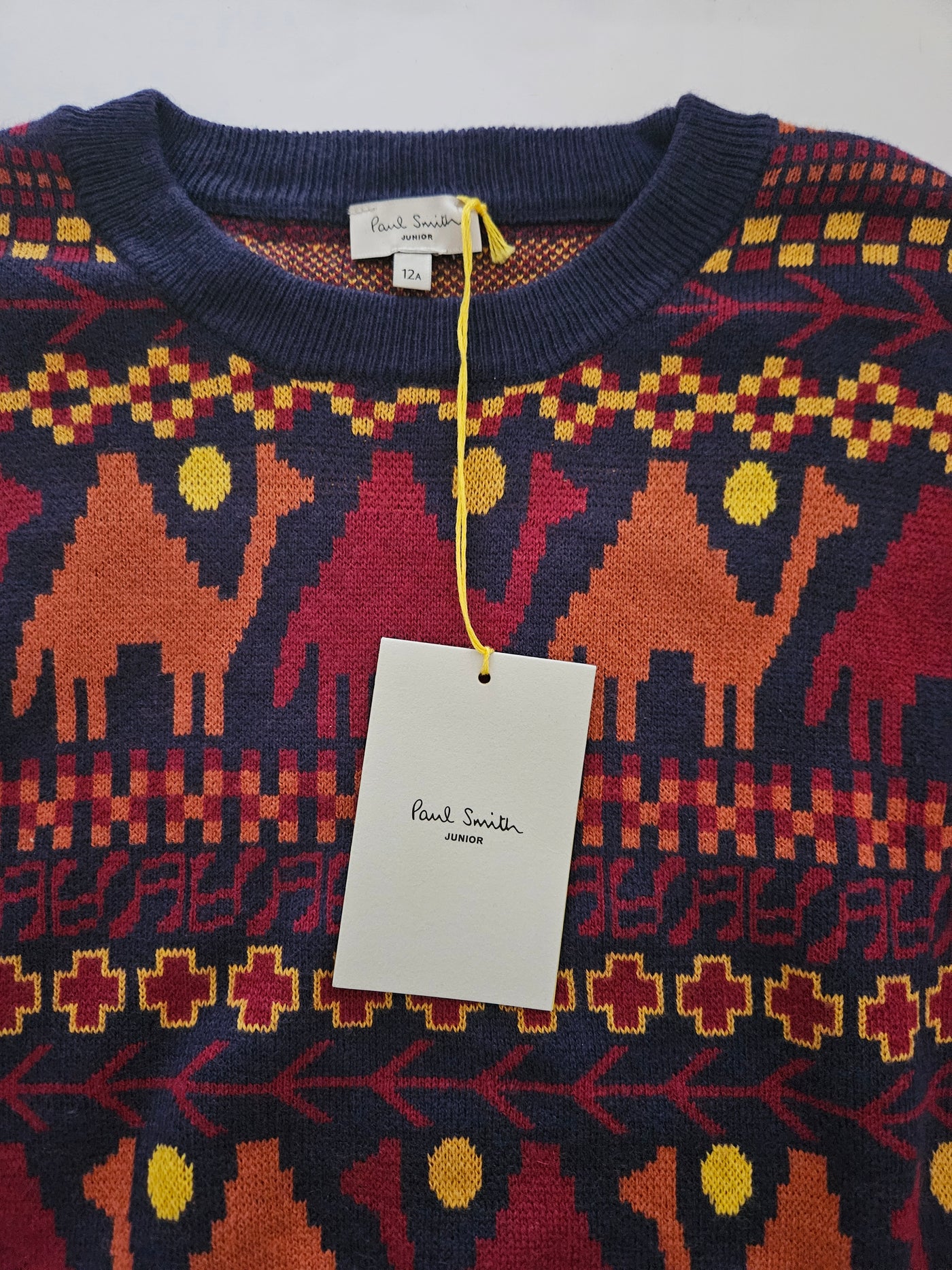 Boys Sweater - Paul Smith Kids - Camal Knit Sweater