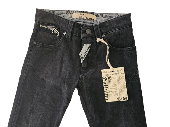Boys Pants - John Galliano kidswear - Black Jeans
