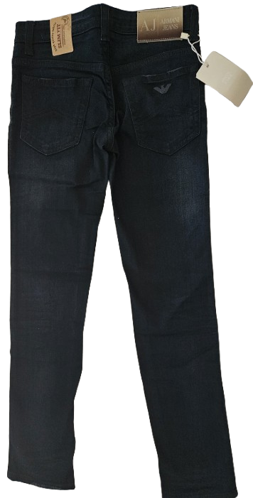 Girls Pants - Armani Junior kidswear - Black Jeans