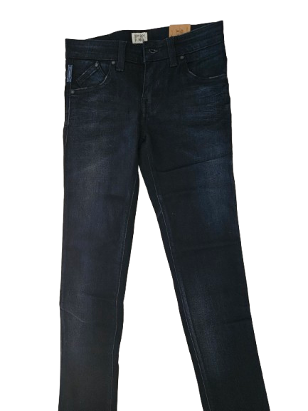 Girls Pants - Armani Junior kidswear - Black Jeans