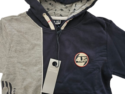 Boys Hoodie -  Cesare Paciotti Kids - Gray & Navy Hoodie