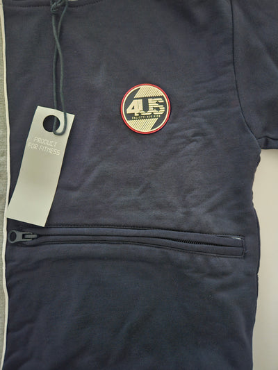 Boys Hoodie -  Cesare Paciotti Kids - Gray & Navy Hoodie