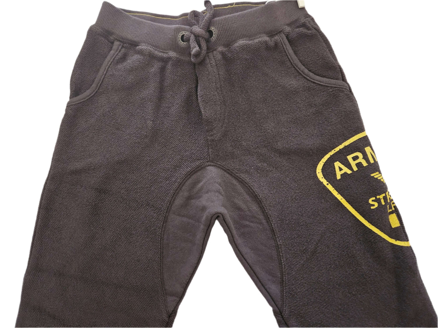 Boys Pants - Armani Junior kidswear - Brown joggers
