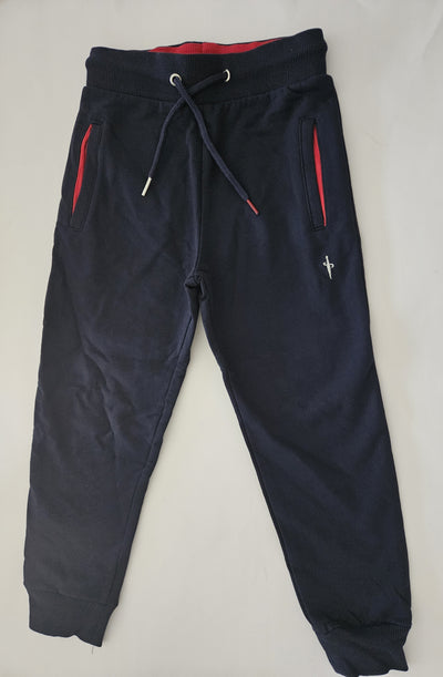 Boys Pants - Cesare Paciotti - Navy and red joggers