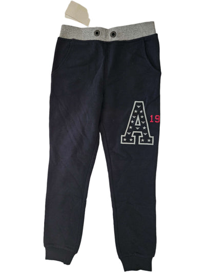 Boys Pants - Armani Junior kidswear - Navy joggers