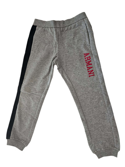 Boys Pants - Armani Junior kidswear - Gray joggers