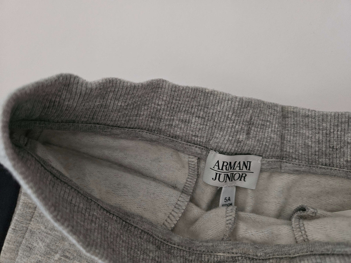 Boys Pants - Armani Junior kidswear - Gray joggers