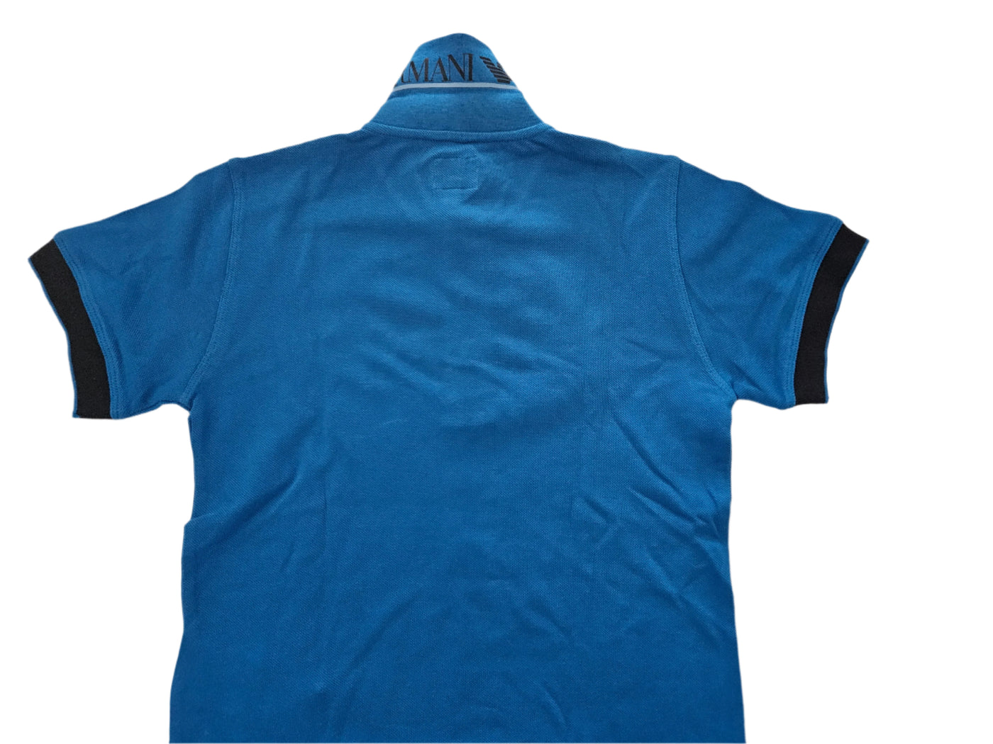 Boys Polo Shirt - Armani Junior kidswear - Blue
