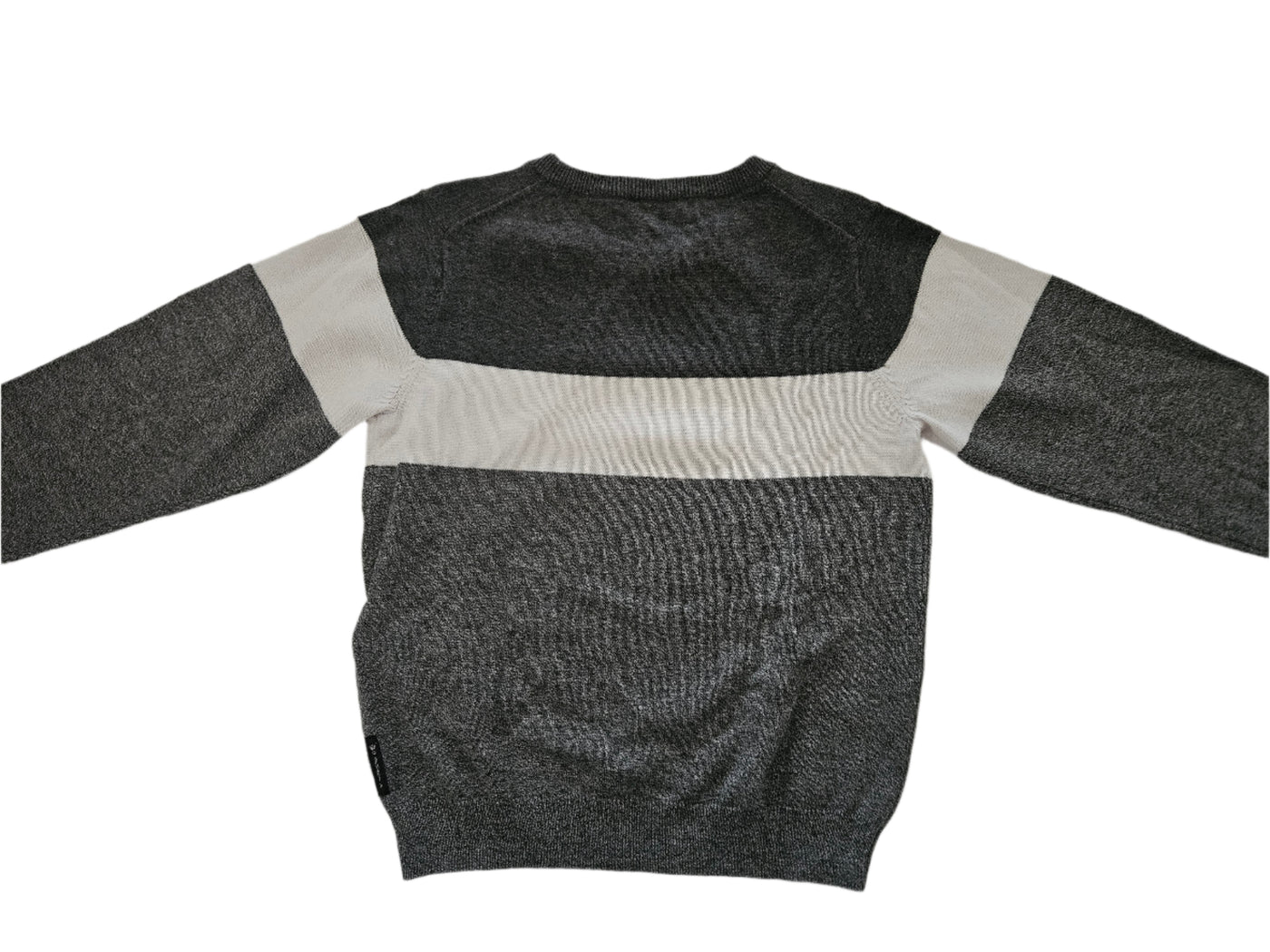 Boys Sweater - Armani Junior kidswear - Gray Jumper