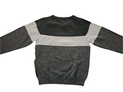 Boys Sweater - Armani Junior kidswear - Gray Jumper