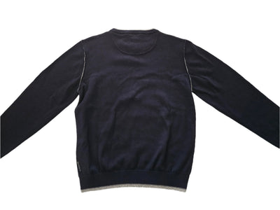Boys Sweater - Armani Junior kidswear - Navy Jumper