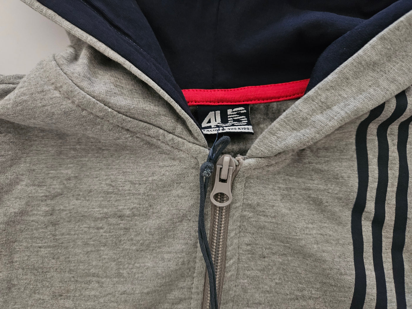 Boys Sweatshirt-  Cesare Paciotti Kids - Gray Zipped Up Hoodie