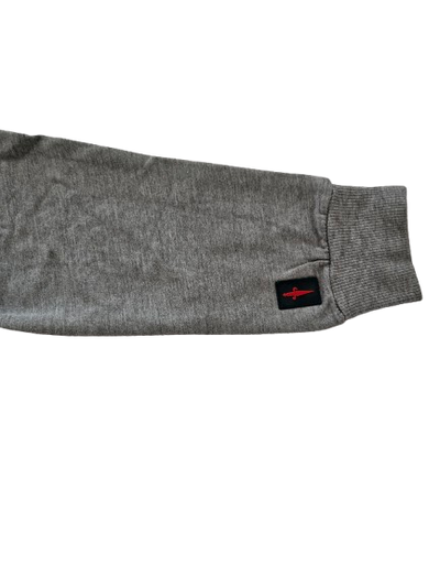 Boys Sweatshirt-  Cesare Paciotti Kids - Gray Zipped Up Hoodie