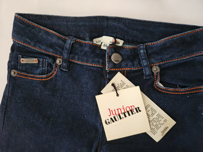 Girls Pants - Jean Paul Gaultier Kids - Dark Blue Jeans